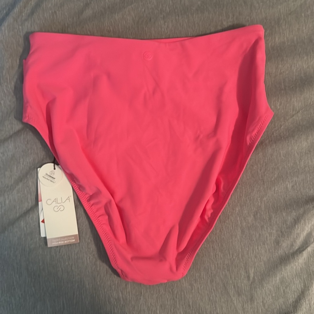 NWT! Calia Vibrant Pink Bikini Bottom size small - Picture 3 of 5